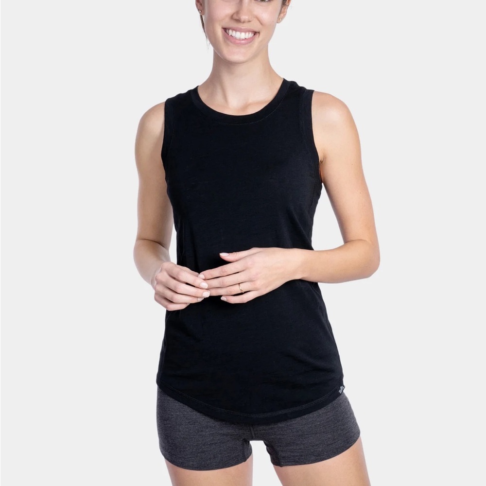 Woolly merino wool everyday crew tank